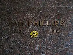 Grave of Sam Phillips.