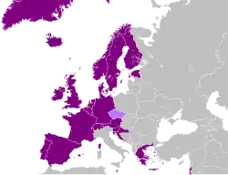 Legal status of adoption by same-sex couples in Europe:,