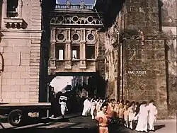 Augustinian Provincial House footbridge over Real Street.