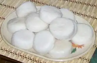 Sanna(s), a Goan variant of idli, also known as hittli in Konkani is made with Toddy for fermentation.