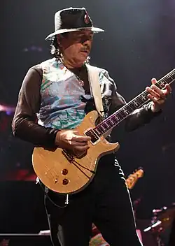 Santana performing in 2011