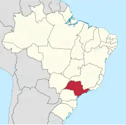 Location in Brazil