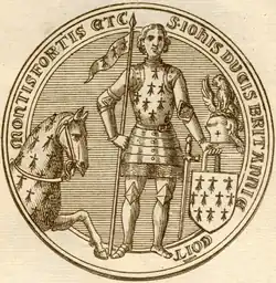 Seal of John IV of Brittany.