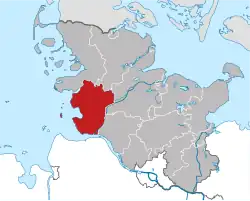 Location of Dithmarschen