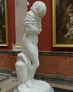 The Winter; by Jean-Antoine Houdon; 1783; marble; height: 145&nbsp;cm; Musée Fabre, Montpellier, France[46]