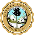 Official seal of Saginaw, Michigan