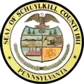 Official seal of Schuylkill County, Pennsylvania
