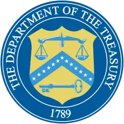 Seal of the United States Department of the Treasury