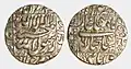 Silver rupee from Multan