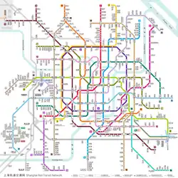 Shanghai rail transit map, Shanghai