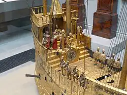 Room 38 – Mechanical Galleon clock, Augsburg, Germany, around 1585 AD