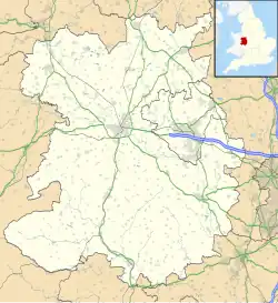 Telford is located in Shropshire