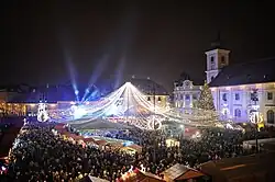 Sibiu Christmas market in Sibiu, Romania