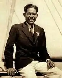 Simeon Toribio, Filipino bronze medalist at the 1932 Summer Olympics in Los Angeles, California.