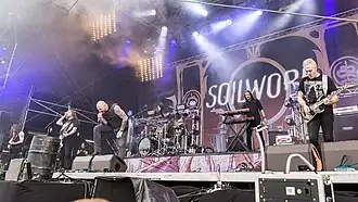 Soilwork performing in 2019