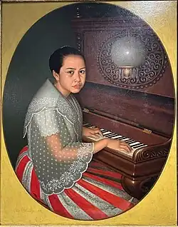 Soledad Francia by Antonio Malantic 1876 Philippines