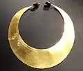 Gold lunula from Cornwall, c. 2400 BC.[208][209]