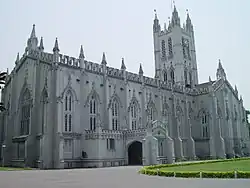 St. Paul's CNI Cathedral, Calcutta is one of the finest examples of Gothic Revival architecture in India.[193]