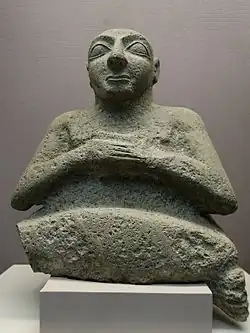 Room 56 – Statue of Kurlil, from the Temple of Ninhursag in Tell al-'Ubaid, southern Iraq, c. 2500 BC