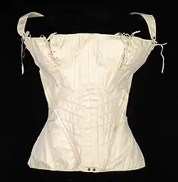 1835 pair of cotton stays from America