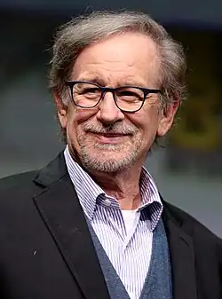 A photograph of Steven Spielberg