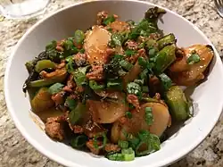 Korean tteokbokki (rice cake curry)