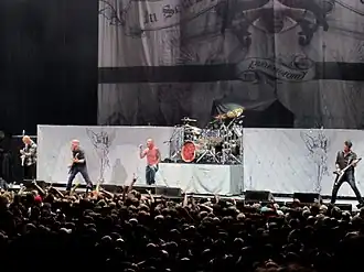 Stone Sour performing at Target Center in August 2010