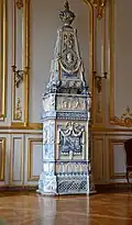 18th-century Neoclassical cocklestove in the Palais Rohan (Strasbourg, France)