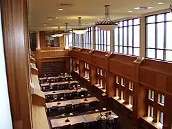 Law Library reading room, Suffolk University Law School
