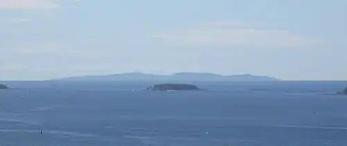 Hogland island on horizon (view from Kotka)