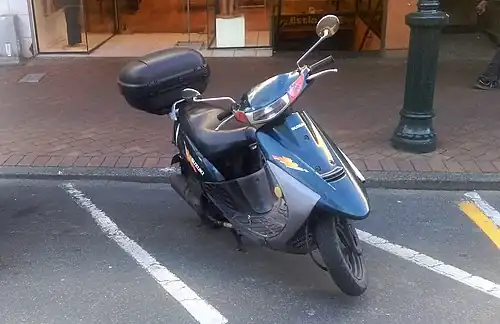 Suzuki SJ50QT made for Suzuki by the Chinese Jincheng Group[61]