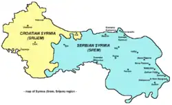 Map of Syrmia
