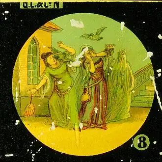 In the German version, the stepsisters' eyes get pecked out by the princess' birds, her loyal friends and minions.