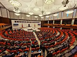 The General Assembly is the meeting place of the TBMM