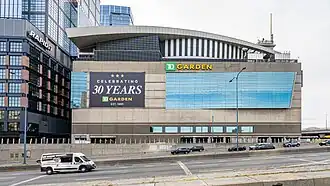 TD Garden from the Rose Fitzgerald Kennedy Greenway in 2025
