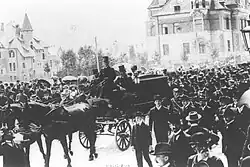 Herzl's funeral in Vienna