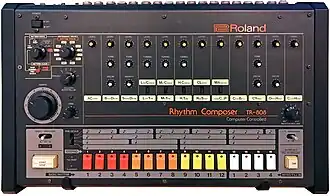 Roland TR-808. An iconic drum machine by Roland.
