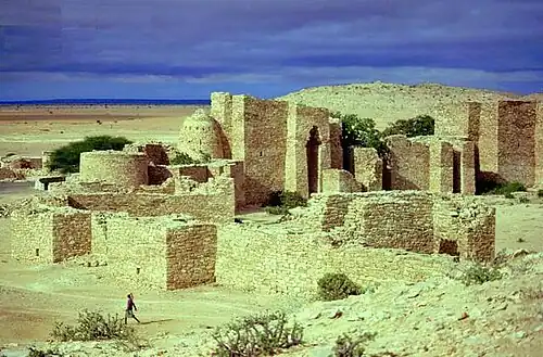 Ruins of Taleh Dhulbahante garesa of Garad Diiriye Guure, Taleh, SSC-Khatumo state, Somalia