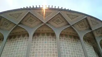 A view of the building of the City Theater of Tehran