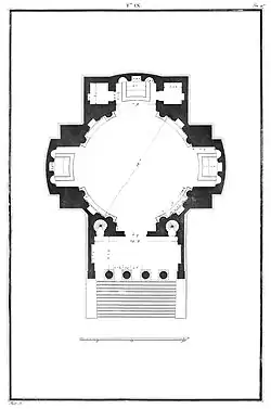 Plan by Ottavio Bertotti Scamozzi