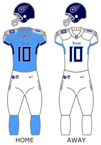 Tennessee Titans uniforms