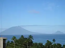 Ternate Island, as seen from Halmahera
