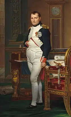 Napoleon in his study at the Tuileries