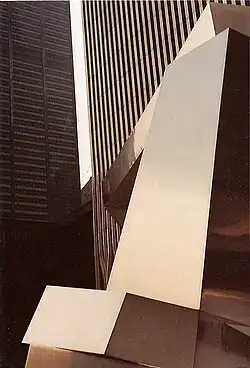 James Rosati, Ideogram, 1972-2001, World Trade Center. New York City