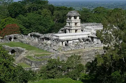 The Palace of Palenque, Chiapas, Mexico, 7th–8th centuries[80]