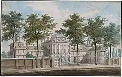 The Pennsylvania Hospital as painted by Pavel Svinyin in 1811