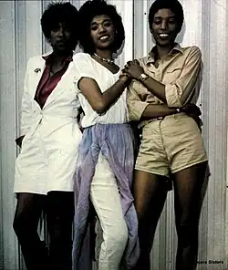 The Pointer Sisters on the cover of Cash Box, January 27, 1979 (left to right: Ruth, Anita & June)