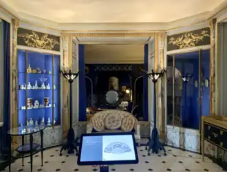 The boudoir of fashion designer Jeanne Lanvin (now in the Museum of Decorative Arts, Paris), by Armand-Albert Rateau, 1920-1922[267]