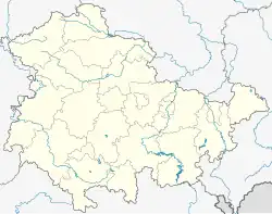 Weimar is located in Thuringia