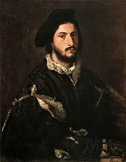 Titian Portrait of Vincenzo Mosti. 85 × 67&nbsp;cm.